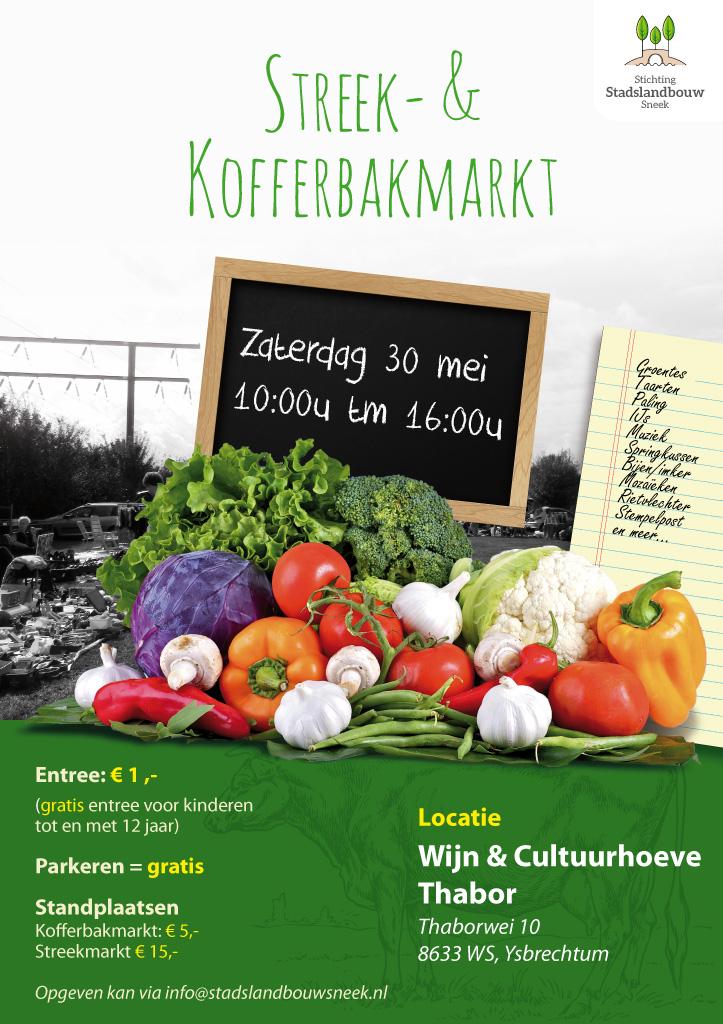 StadslandbouwSn's tweet photo. 30 mei organiseert Stadslandbouw Sneek weer een kofferbak- streekmarkt! http://t.co/RKm6VYFdZo