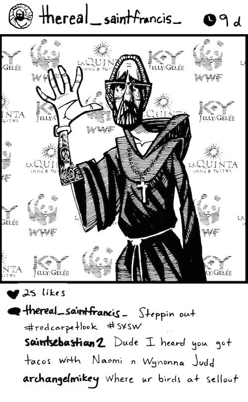 mcsweeneys's tweet image. Here are new some pics from St. Francis of Assisi's Instagram to help kickoff your weekend: mcsweeneys.net/articles/austi…