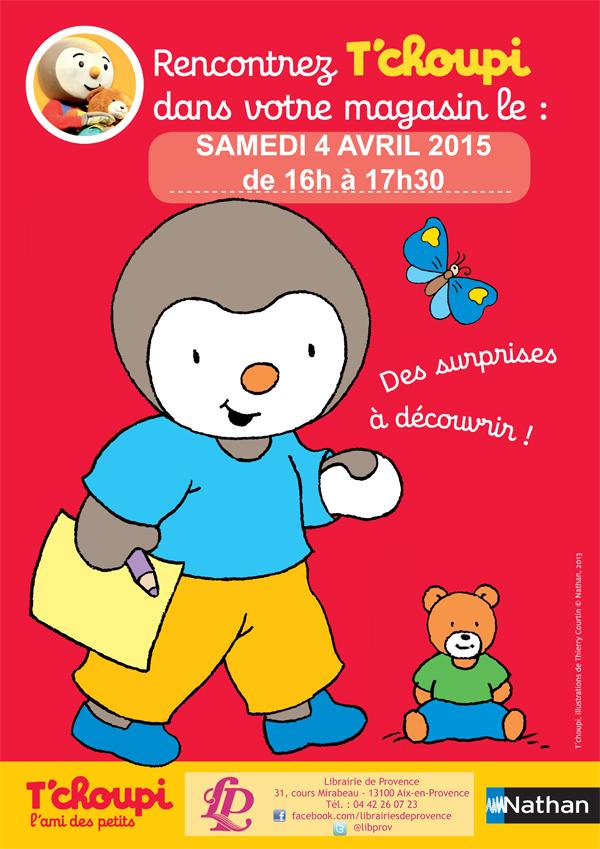 libprov's tweet image. Demain, #Tchoupi vient à la @libprov à la rencontre de ses lecteurs : rendez-vous à 16h au rayon jeunesse !