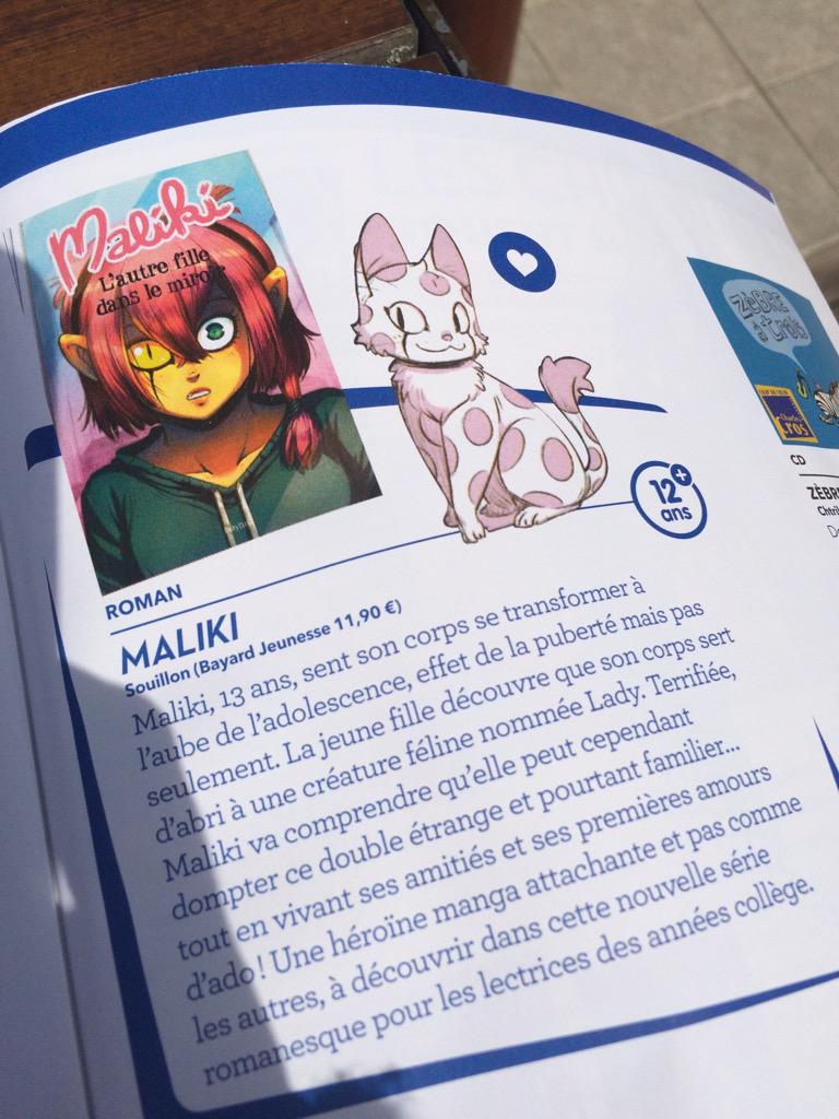BayardEditionsJ's tweet photo. #Maliki dans #AirforKids du mois d'avril ! Un vrai coup de cœur ❤️ http://t.co/kZCKnp5kMt