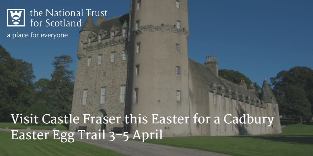 Visit Castle Fraser <a href="/Aberdeenshire/">Aberdeenshire Council</a> for a <a href="/CadburyUK/">Cadbury UK</a> #eastereggtrail this weekend > bit.ly/1BVaekB