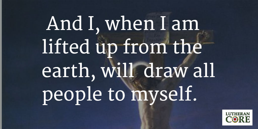 And when I am lifted up, I will draw all people to Myself. #GoodFriday
