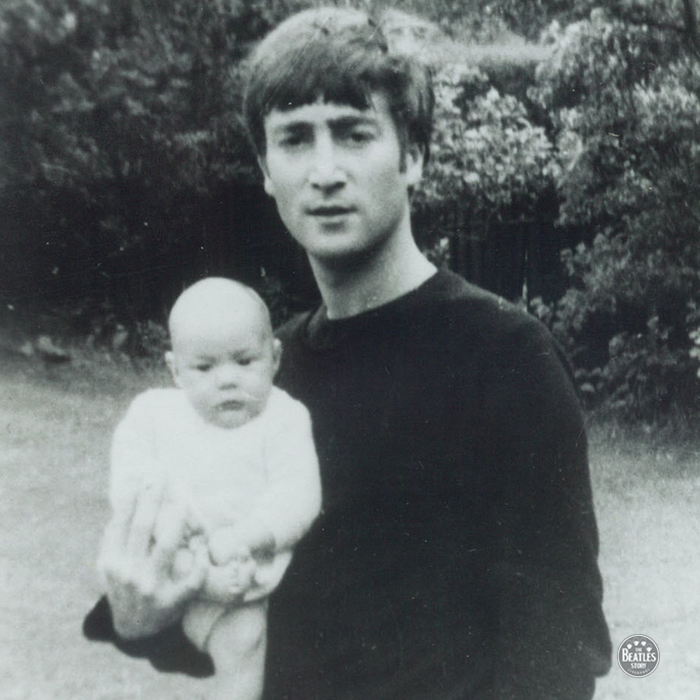 A photograph of Julian Lennon with his father taken by his mother. Happy birthday Julian, our thoughts are with you. 