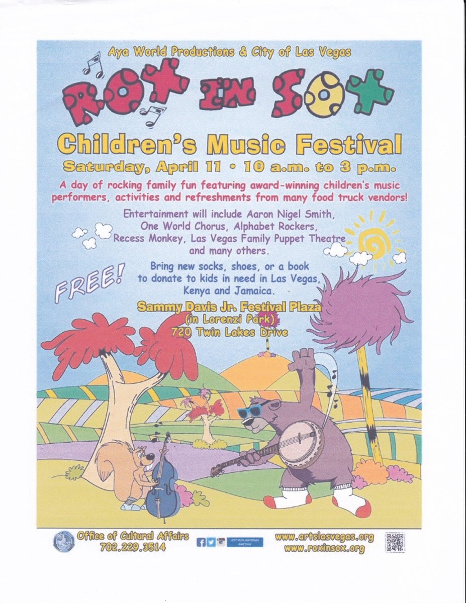 Join us and others for an entertaining day for children and parents alike.
Rox in Sox at Lorenzi Park--Free admission