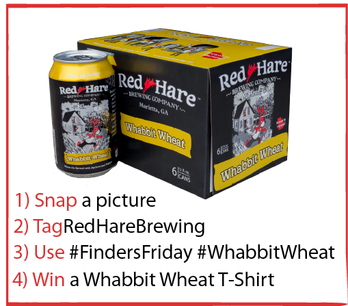RedHareBrewing's tweet photo. #WhabbitWheat 6 packs now in stores! Tell us where you found it & you could win a shirt #WherestheHare #FindersFriday http://t.co/aGL6IxEL07