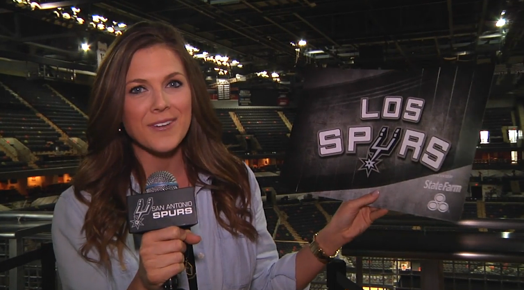 spurs's tweet image. Rachel's got everything you need to know about #LosSpurs Night in today's #SpursUpdate! WATCH: gospu.rs/1DvGfa7