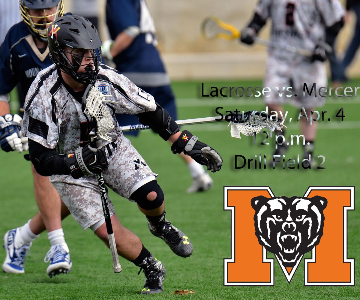VMI_Lacrosse's tweet photo. The Keydets take on @SoConSports foe @MercerLacrosse Saturday at noon at Drill Field 2. #VMILax http://t.co/PIZBb7YTmb