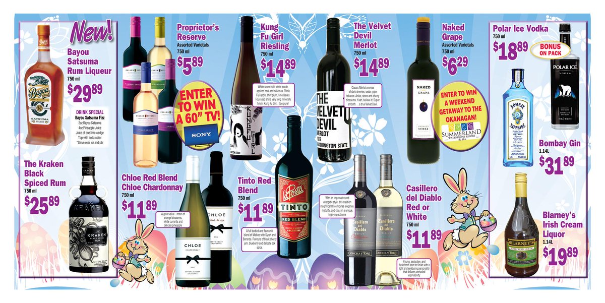 Ca Coop Liquor On Twitter Great Weekly Flyer On Now Happy Easter To All Http T Co Cplxcvfaoh