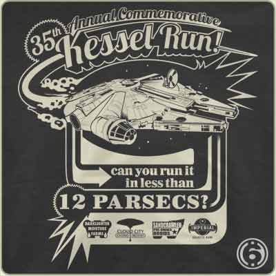 SWshirts's tweet image. Kessel Run! Great Shirt Design, only 6$! Get it Here : goo.gl/IbhLFI