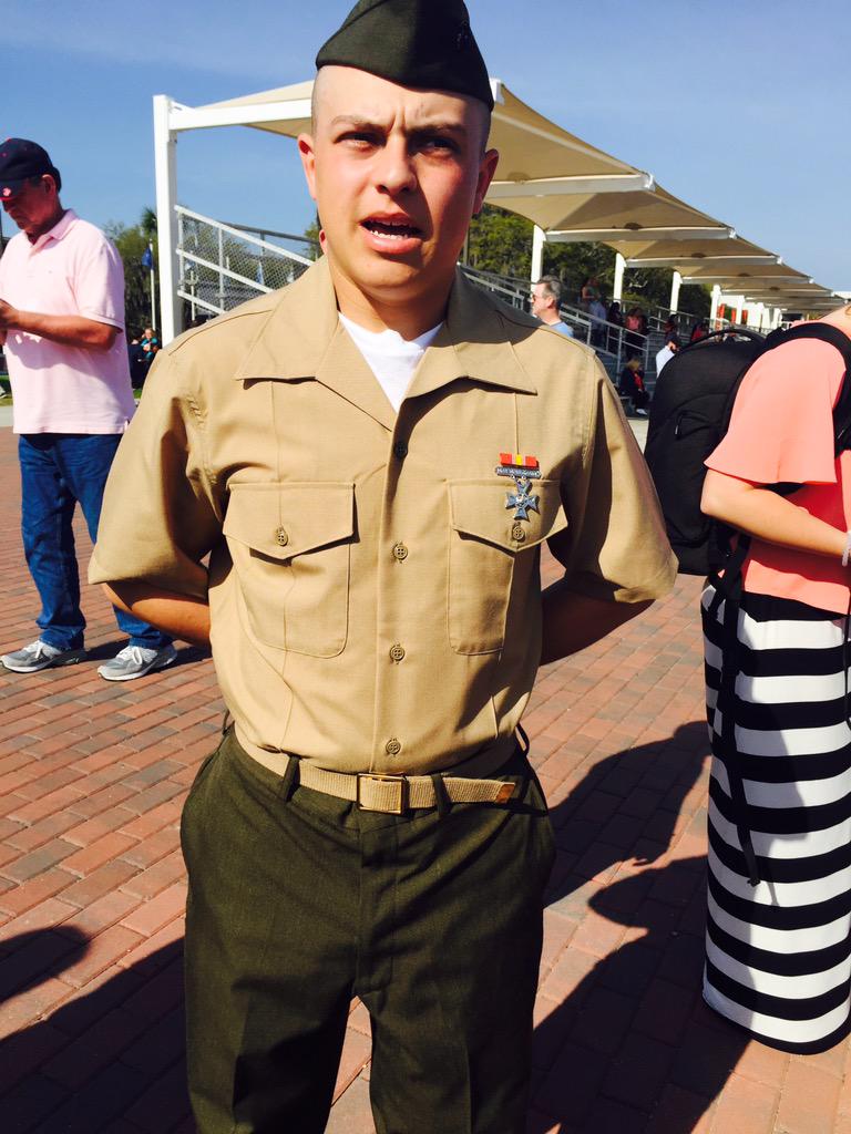 mkschepis's tweet photo. Our new United States Marine http://t.co/SC1XnngC08