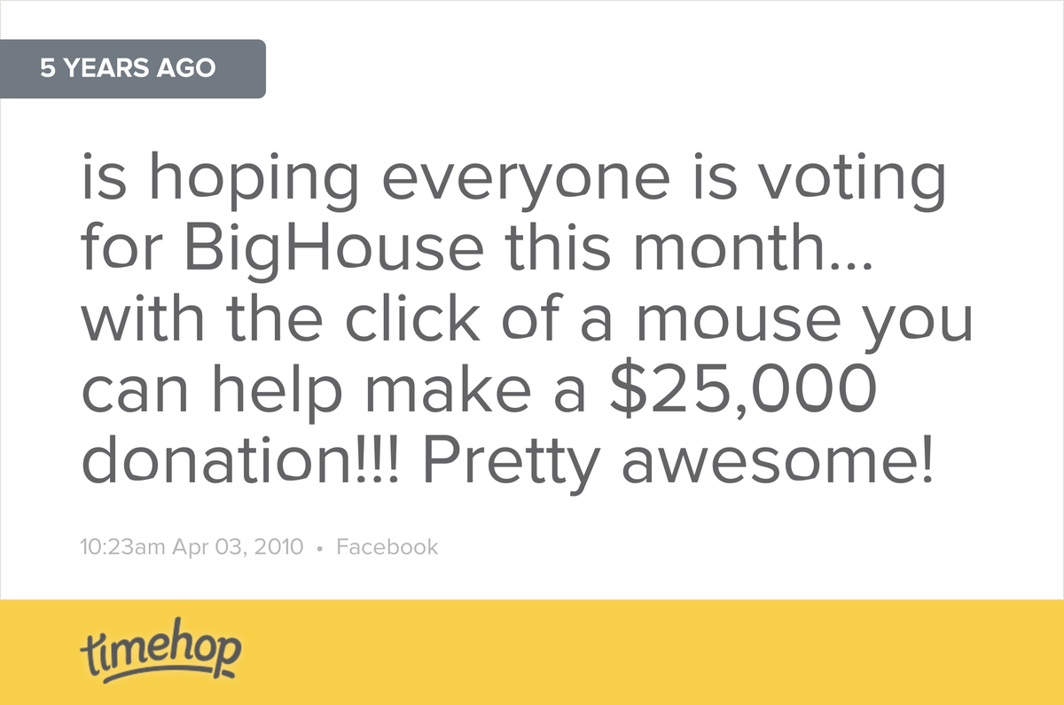 mbmelnick's tweet photo. Ha... Our first voting competition. It nearly killed us but winning was awesome! Our community and beyond really ... http://t.co/YmuWHmg9JJ