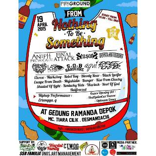 Kita siap main disini. @pipaground dan temen-temen HTM 15k Presale 10k