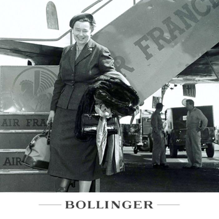 Our charming ambassador Madame Bollinger, excelled in spreading Bollinger’s savoir-faire worldwide.