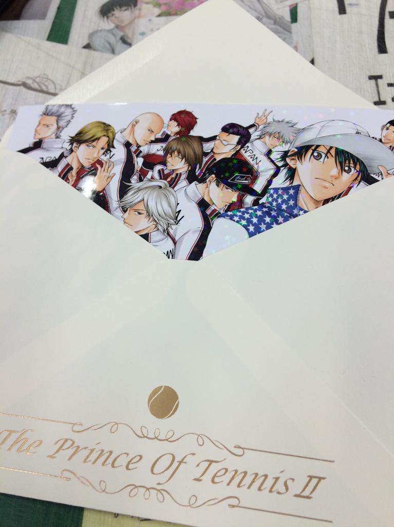 JUMP_SQ's tweet photo. 皆さん、新テニの人気投票にご応募ありがとうございました！抽選で1500名の方に特製封筒付きのキラキラポストカードをお送りします。そろそろ発送になるので、待っててくださいね！今月のSQではデュークと不二くんのダブルスです！お楽しみに/Y http://t.co/SwEH3qi6Fh