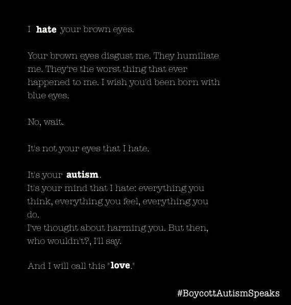 E_c_h_o's tweet photo. "I hate your brown eyes…"
#WalkInRed2015
#WalkInRed
#autismawareness http://t.co/kEVdsqvRCX