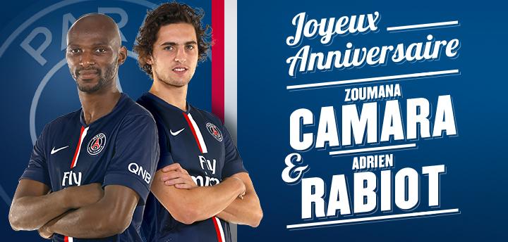 PSG wish happy birthday today to Zoumana Camara and   