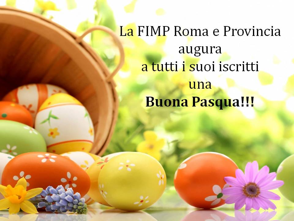 FimpRomaPro's tweet photo. La FIMP Roma augura a tutti una serena Pasqua!!! http://t.co/kruPYF6TWY