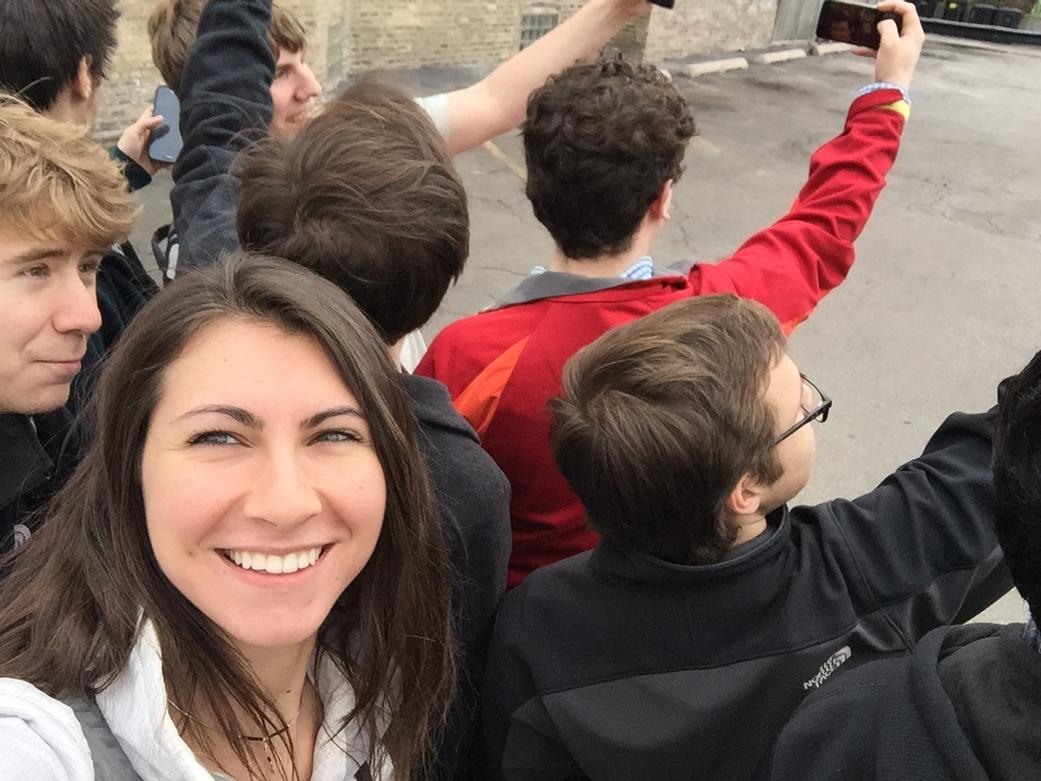 t_schaub's tweet photo. #iiturbanism #itskindofabigdeal #photobombception #taylorst #isitpancaketimeyet #wwld #sitevisit #selfie #cannolis http://t.co/PsxB0cAfqs