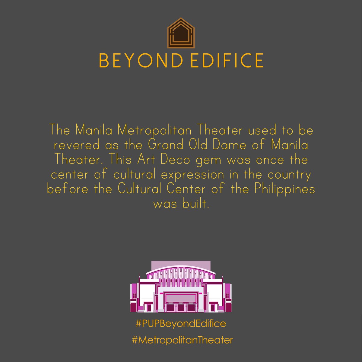 BeyondEdifice's tweet image. #PUPBeyondEdifice
#MetropolitanTheater
#TriviaOfTheDay

source: lakadpilipinas.com/2014/07/manila…