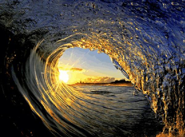 gormen_lazim's tweet photo. Dalga eşliğinde gün batımı. Bondi Beach, Avustralya. http://t.co/fIBBtXWx5N