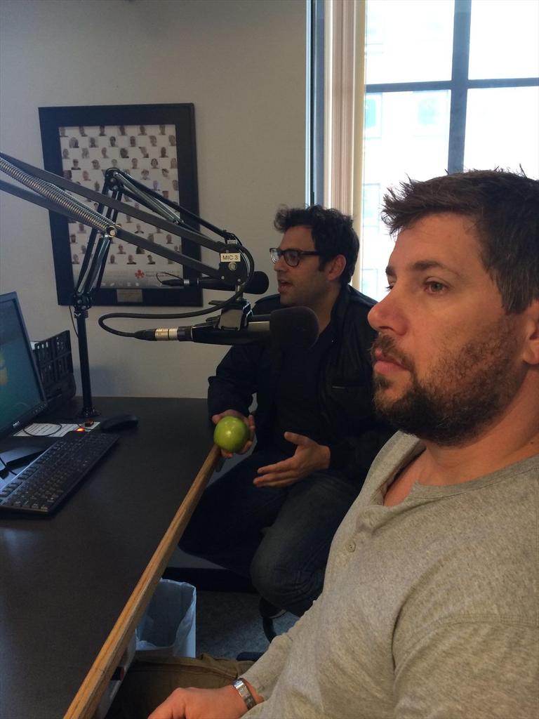 DrGrins's tweet photo. .@barryrothbart and @TravisHowze were on @1340wjrw with @djaconette. See them tonight and Sat at 8 and 1030. http://t.co/z2pMHRwrt1