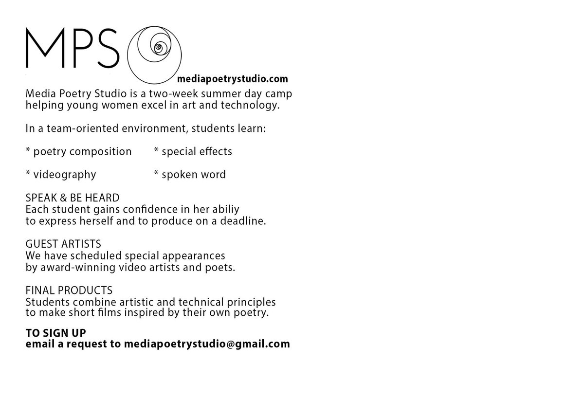 We have 16 days left to raise the remaining amount we need for Media Poetry Studio: indiegogo.com/projects/media…