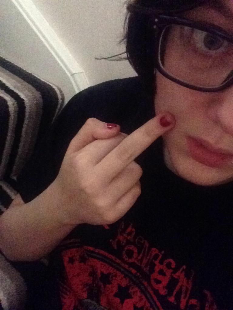 pissedemo's tweet photo. When ur listening to avenged but someone turns it off and puts on 5sos. This happened. http://t.co/Zhi2rH7QHS