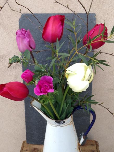 Exquisite tulips for tomorrow's Easter farmers market - freshly picked from the JW Blooms' flower fields...