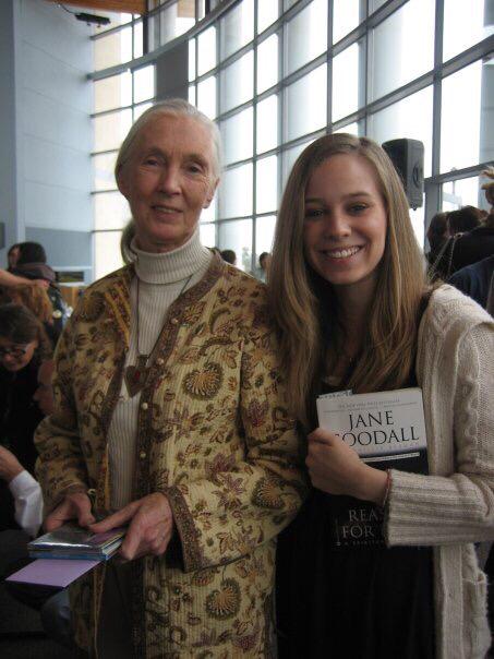 Happy birthday Jane Goodall! Throwback to 2008.  