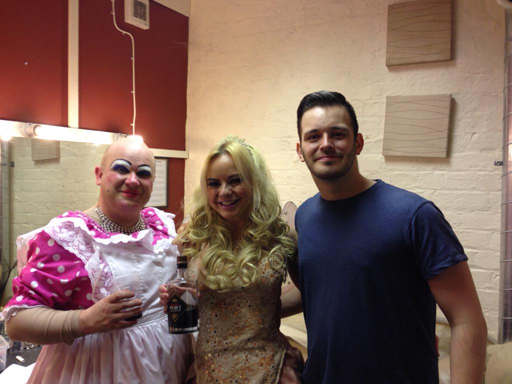 clairesimmo's tweet photo. One show down .... And interval  fun @TheatreRoyalStH with @Daleington9 @becciq @Mister__F #3faves http://t.co/6yz82KJW9j