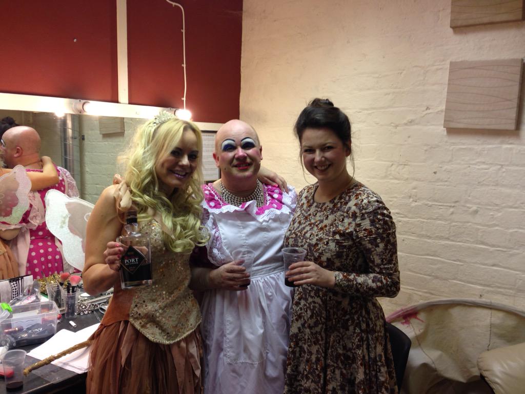 clairesimmo's tweet photo. One show down .... And interval  fun @TheatreRoyalStH with @Daleington9 @becciq @Mister__F #3faves http://t.co/6yz82KJW9j