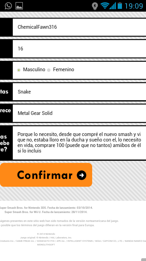 ignaciol_98's tweet photo. Nesesito retuis por una wena causa, ased wenas acciones en semana santa
#SuperSmashBros http://t.co/q2eMynCA3I