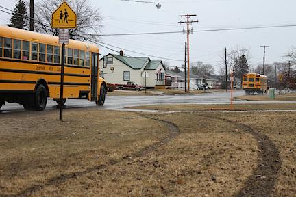 Cheboygan Dept. of Public Safety and County Sheriff Dept. are looking for info regarding the "turfing" of two lawns.