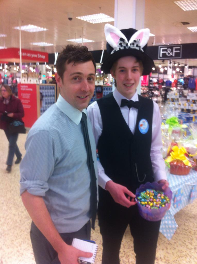 Well done Adam ! Greeting at the front of store ! Awesome job <a href="/3074Extra/">Quedgeley Extra 3074</a>