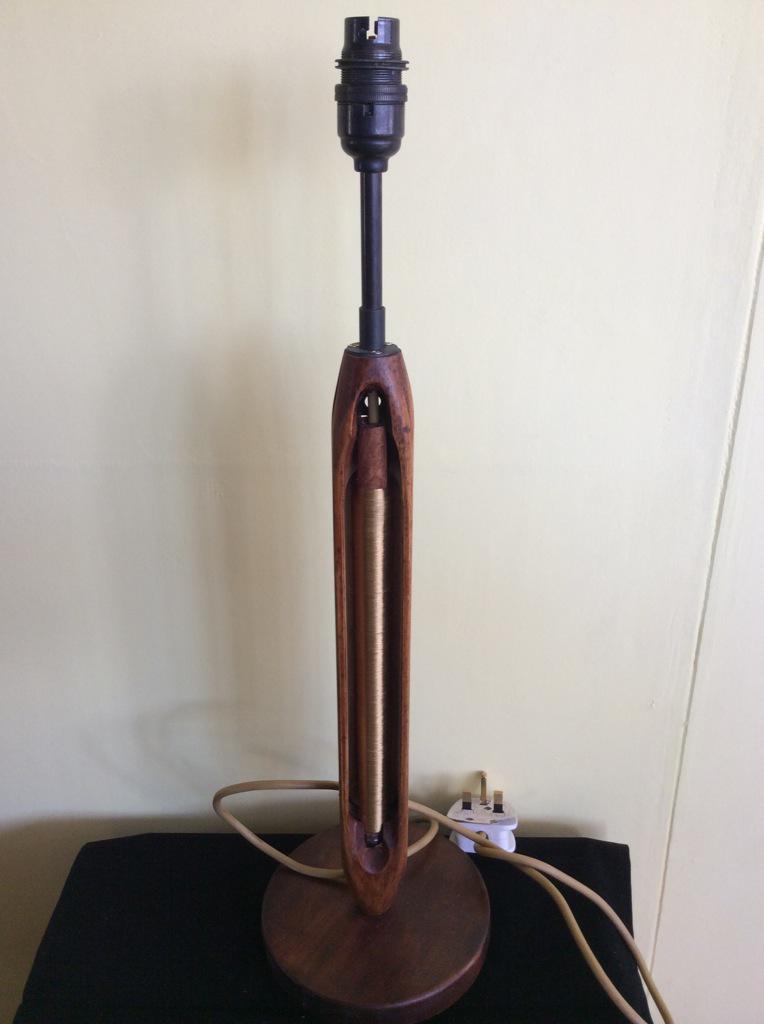 AdvTrading's tweet photo. Quirky lamps from antique Lancashire mill items. Available at the Ilfracombe Veritably Vintage Fair Sun 5th! http://t.co/Dkvf5iKyZK