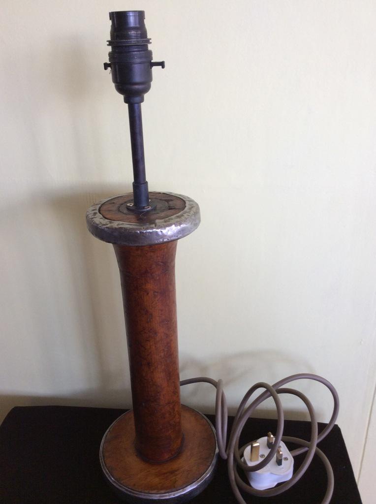 AdvTrading's tweet photo. Quirky lamps from antique Lancashire mill items. Available at the Ilfracombe Veritably Vintage Fair Sun 5th! http://t.co/Dkvf5iKyZK