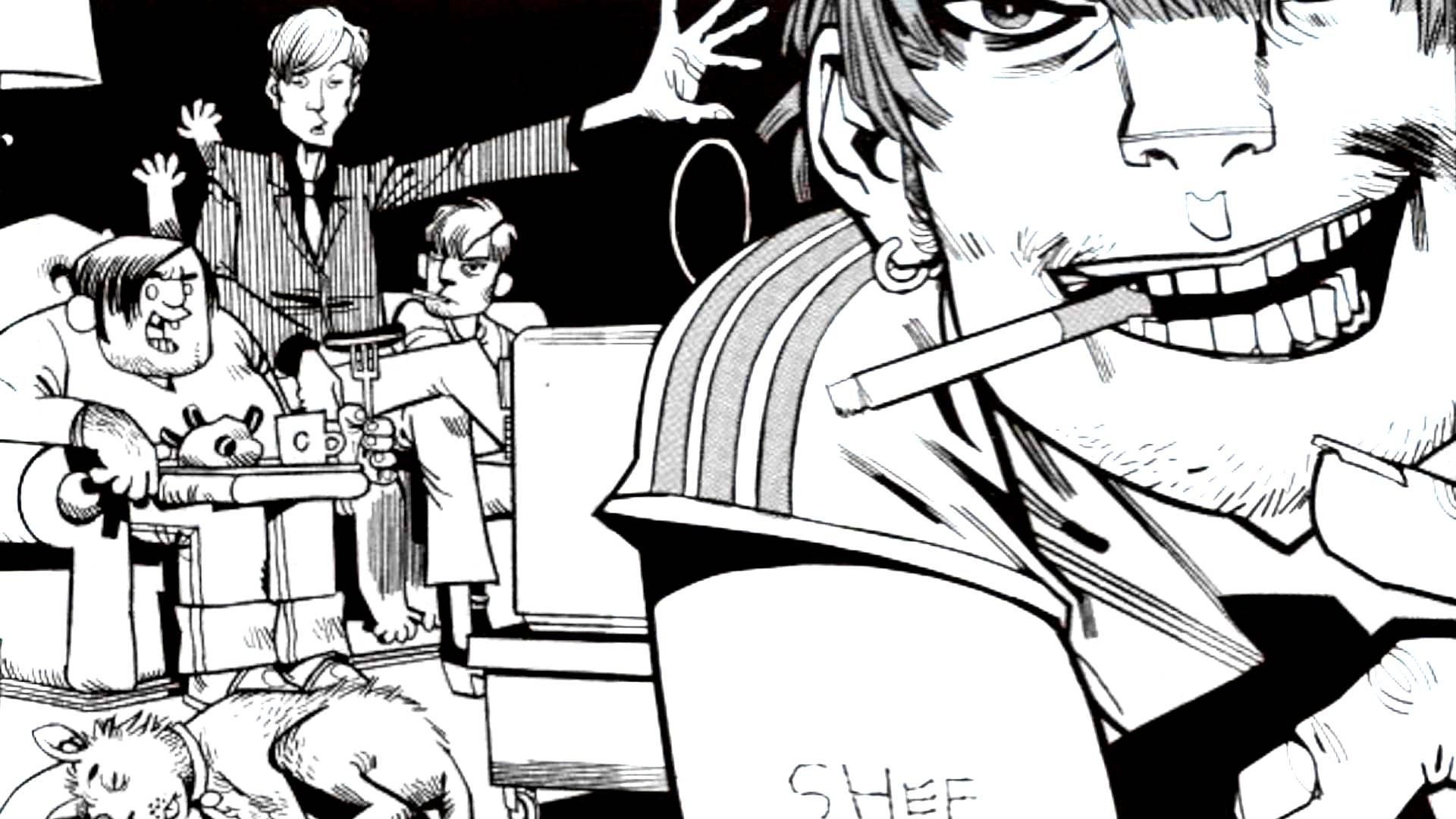 Happy birthday to and artist Jamie Hewlett! 