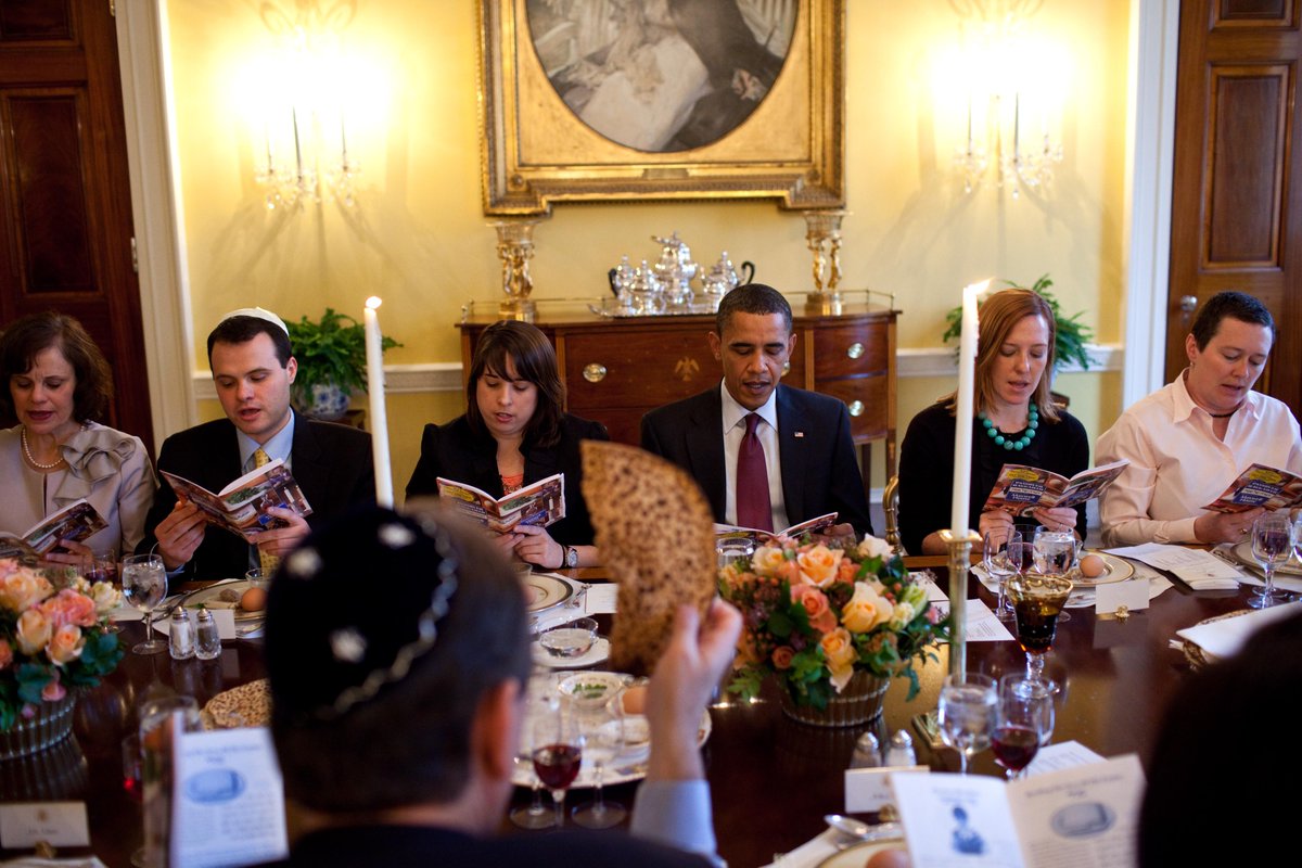 'From my family to yours, Chag Sameach.' —President Obama