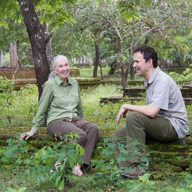  Share this photo to wish Ambassador Jane Goodall a Happy 81st Birthday! This photo was taken 