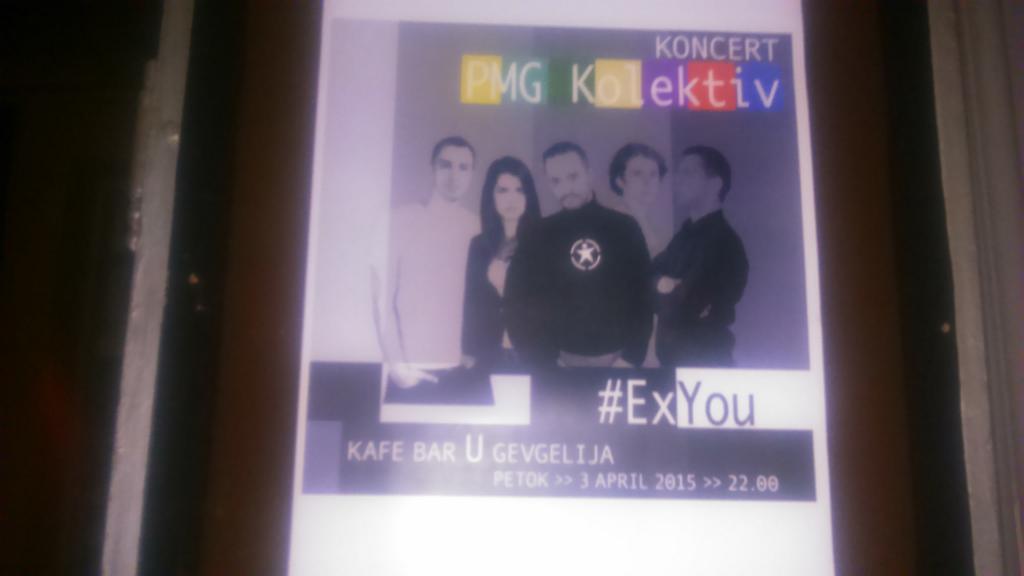 gatscho's tweet photo. Тунајт. #exYou во Гевгелија. http://t.co/v4fPgAsNYR