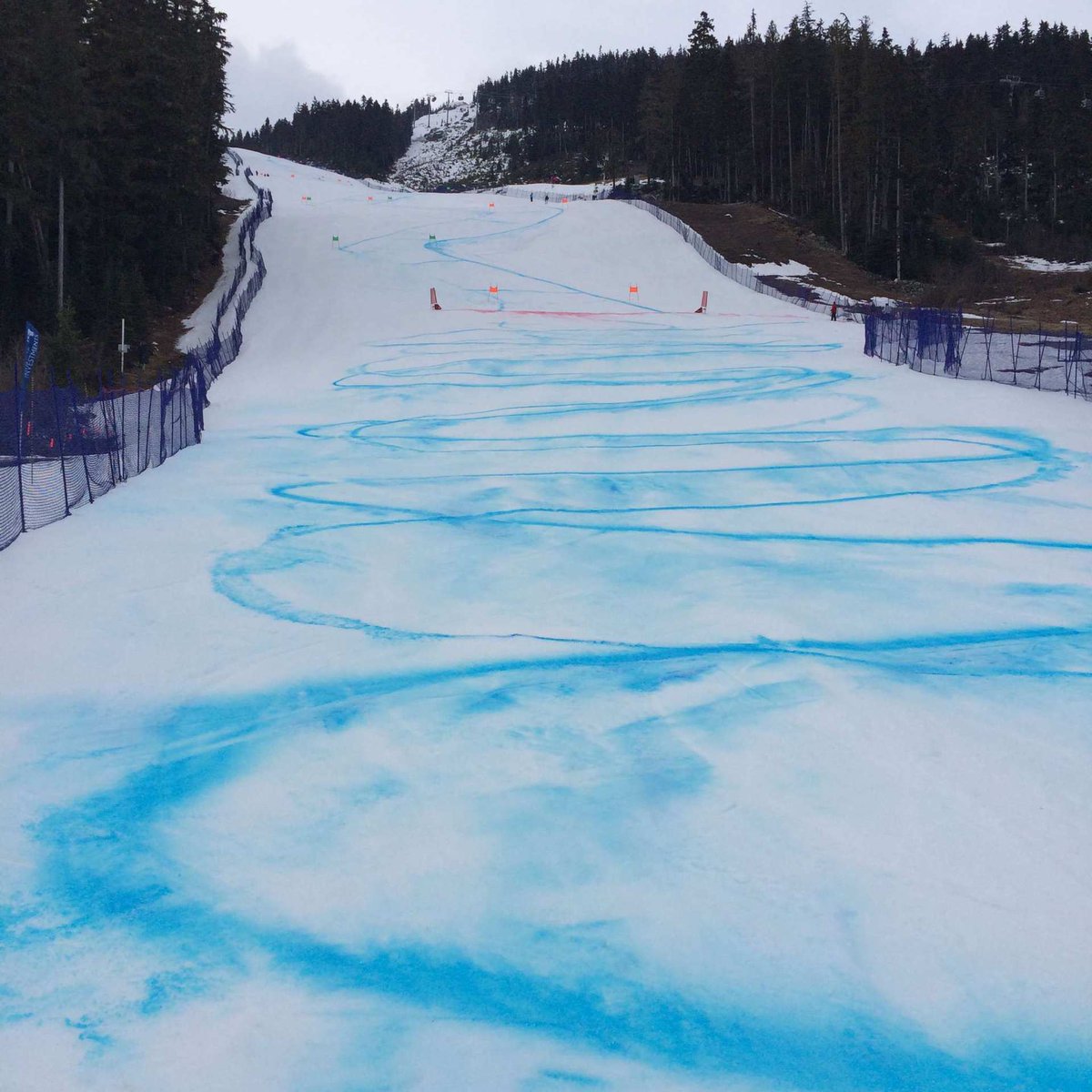 whistlercup's tweet photo. Course ready for ladies http://t.co/FjjKqnMOQJ