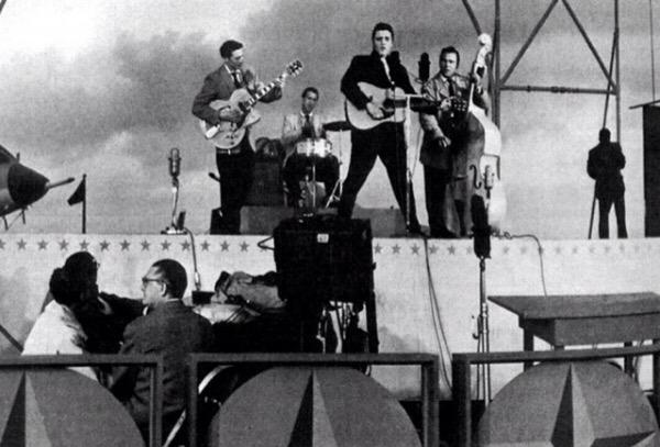 #ElvisHistory - 3rd April 1956 #Elvis completed pre-recordings for #NBC #MiltonBerleShow on #USSHancock #SanDiego