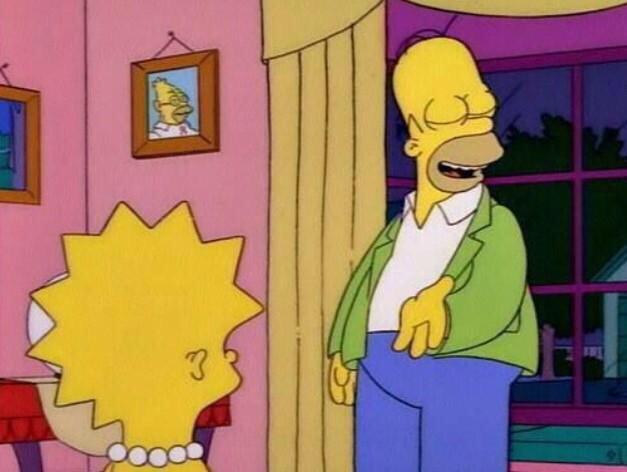 Simpsons_tweets's tweet photo. Oh Lisa, haven't you seen Home Alone? If some burglars come, it'll be a very humorous and entertaining situation. http://t.co/nTGnFFDbHz