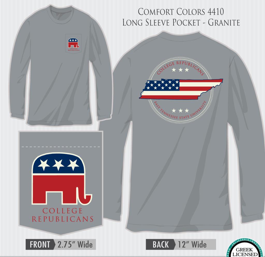 ETSURepubs's tweet photo. Time to order shirts! We have these available to order. They will be $22 each and we are now collecting money! http://t.co/nlzHB7DoaL