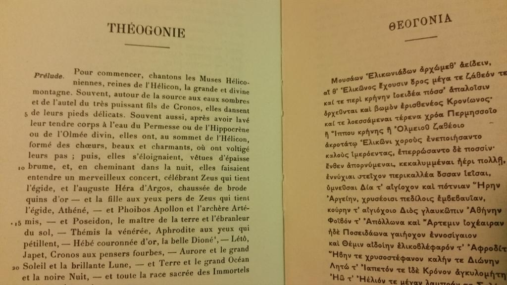 NoceraOsteo's tweet photo. @lemotlachose @EditionsFayard @Michielsmarc ...1 page en français / la même en grec!
#Hesiode
#Theogonie
@najatvb http://t.co/lG7BETicFZ
