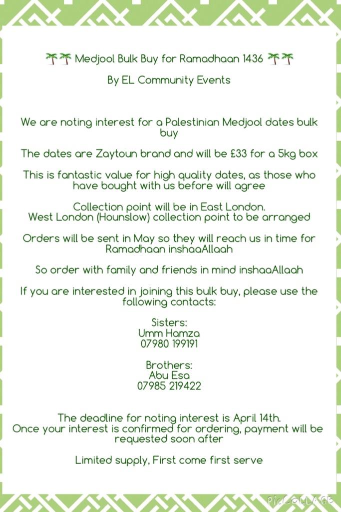ForestLaneLodge's tweet photo. Gorgeous Medjool Dates for Ramadan http://t.co/168xdCrxKJ
