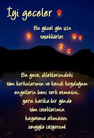 hayırlı geceler :)