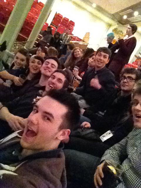 Adam_Wileman's tweet photo. @NSDFest @NsdfTech Tech Team Selfie at the NSDF Awards!! #NSDFTech15 http://t.co/f1i3HYg85T
