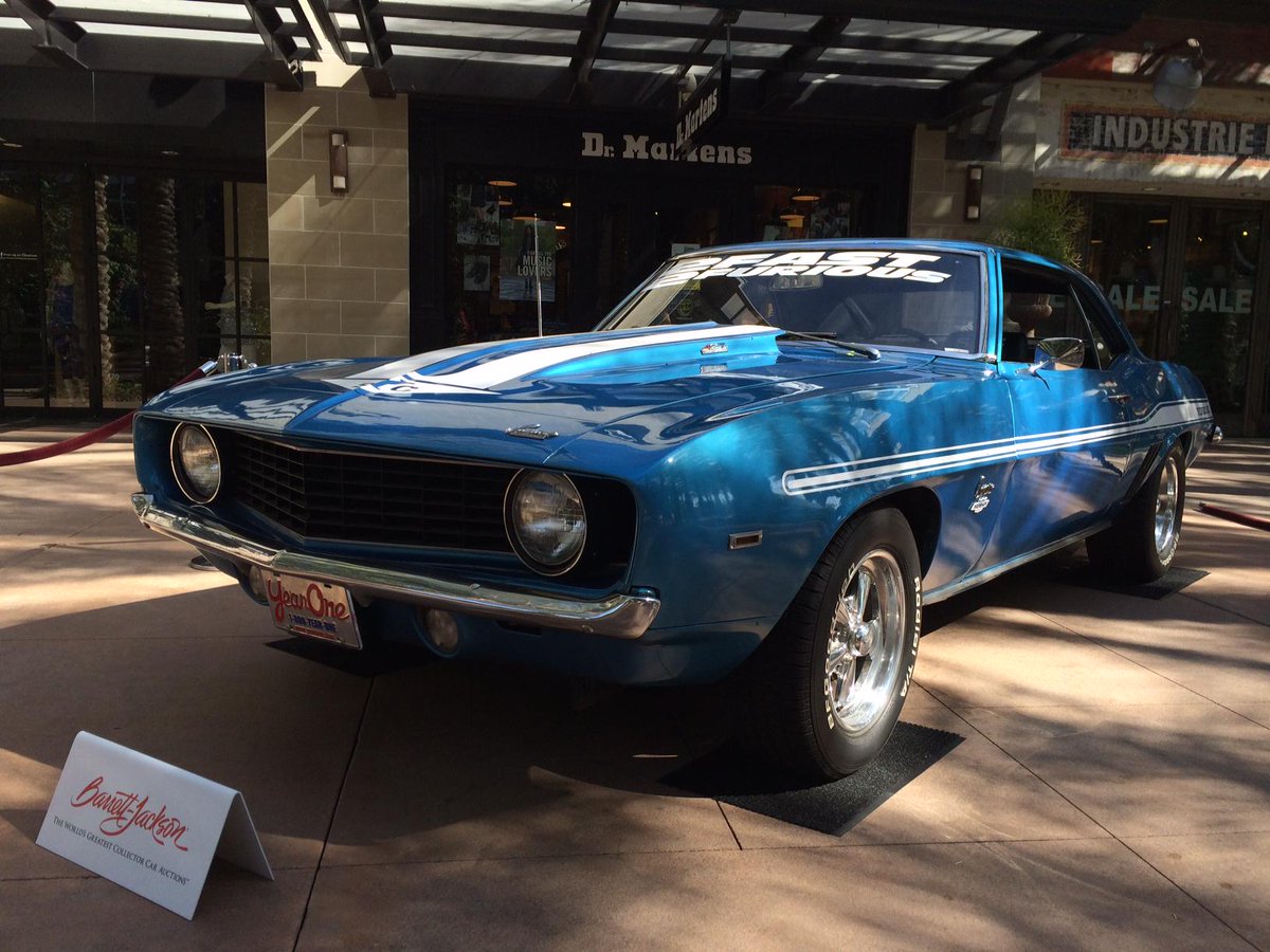 Cool! see 1969 chevrolet camaro yenko driven by paul walker in "2 fast 2 furious