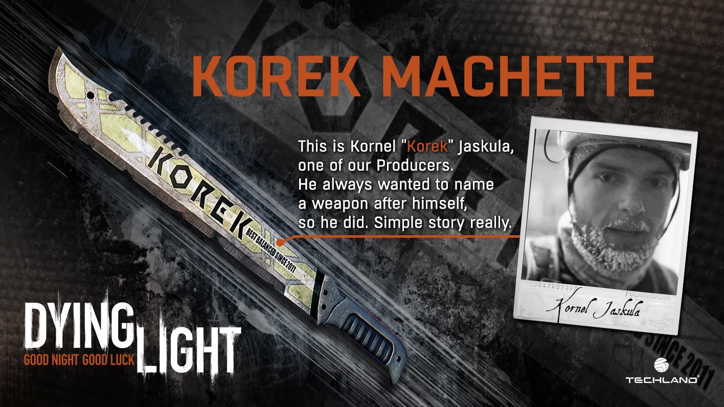 Корек мачете. Корек Dying Light.